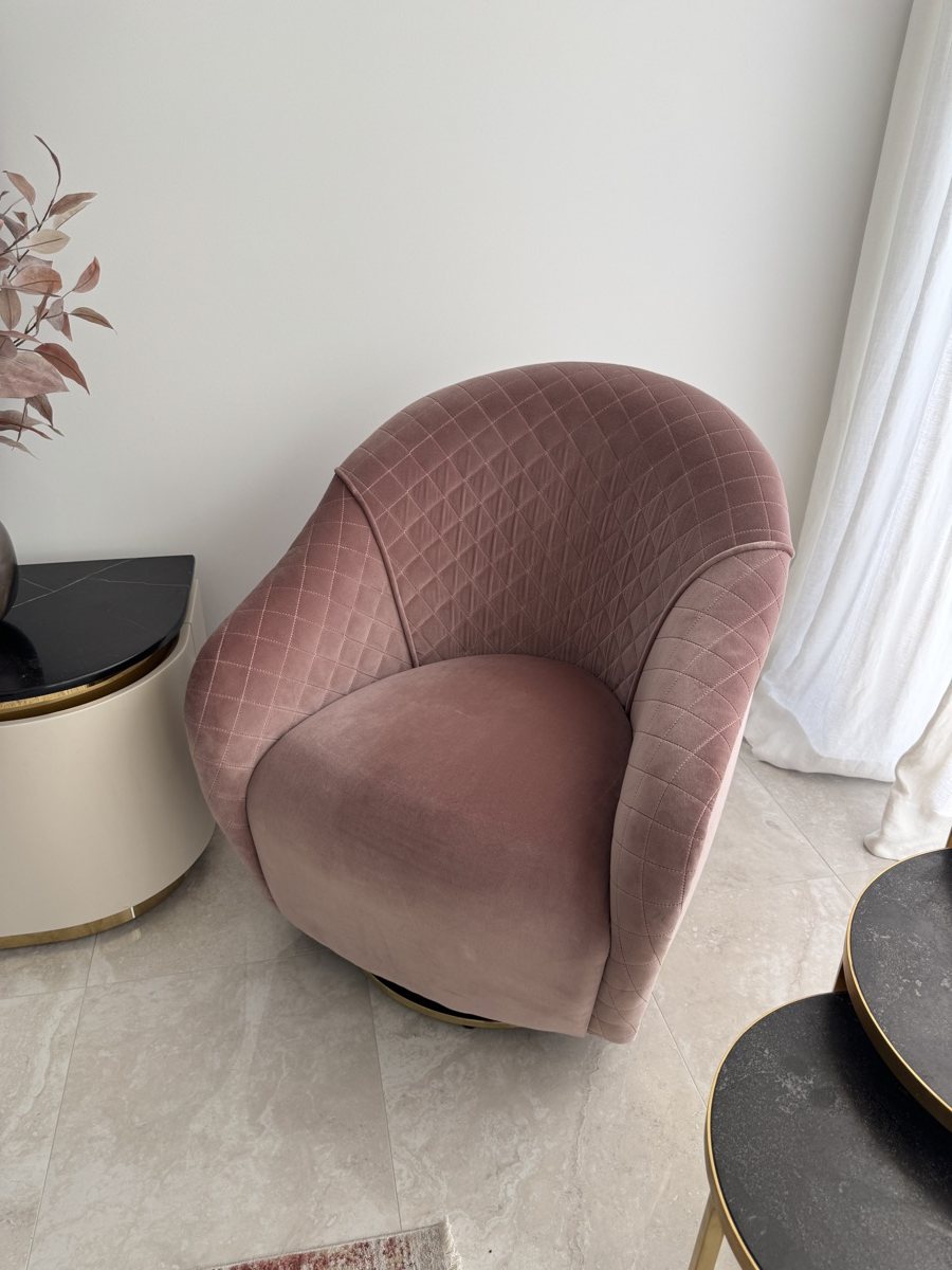 Bergère Armchairs — Swivel