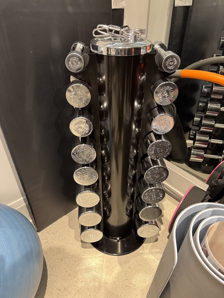 Chrome Dumbbell Set