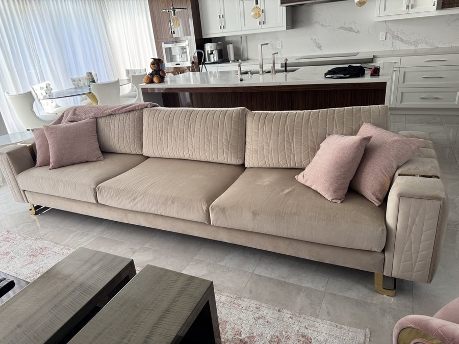 Long Four-Seat Sofa